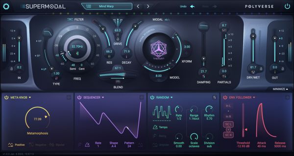 模态滤波效果器-Polyverse Music Supermodal v1.0.0 R2R-win :-1