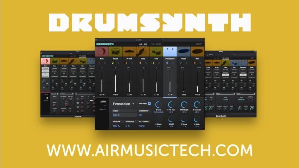 合成器鼓机插件-AIR Music Technology DrumSynth v1.0.0 R2R-win :-1