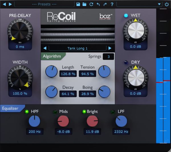 弹簧混响效果器-Boz Digital Labs ReCoil v1.0.5 R2R WiN-MAC :-1