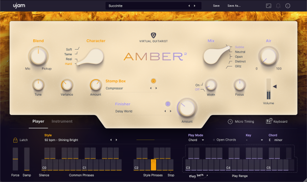 虚拟吉他手音源-uJAM Virtual Guitarists AMBER v2.1.1 VR WiN-MAC :-1