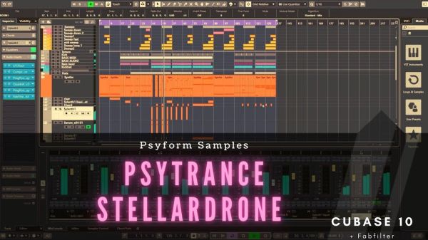 Psytrance工程模版-Psyform Samples Psytrance Cubase Template Stellardrone Project :-1