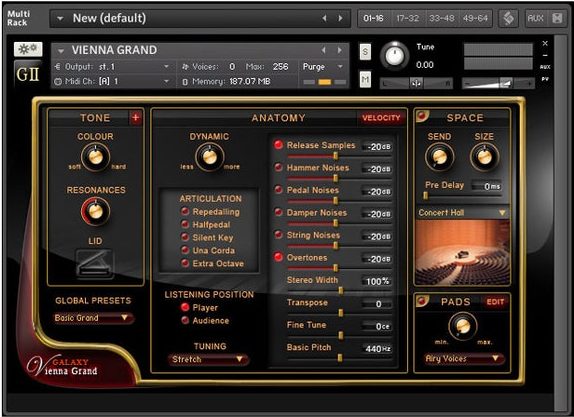 维也纳大钢琴音色库-Best Service Galaxy Vienna Grand v1.5 Kontakt :-1