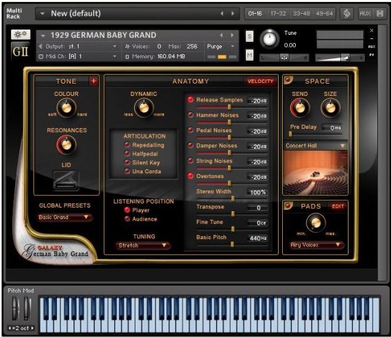 德国宝贝大钢琴音色库-Best Service Galaxy German Baby Grand v1.5 Kontakt :-1