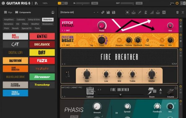 经典吉他效果器-Native Instruments Guitar Rig 6 v6.4.0 R2R-win :-1