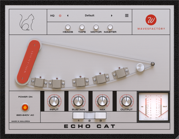 磁带回声模拟插件-Wavesfactory Echo Cat v1.0.2 R2R-win :-1