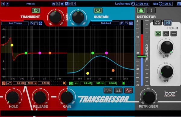 瞬态均衡效果器插件-Boz Digital Labs Transgressor 2 v2.0.2 WiN-MAC :-1