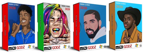 4套嘻哈人声混音预设合集-Midi Godz Vocal Presets Bundle 4 in 1 (Mixing Presets) :-1