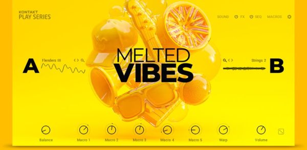 电子嘻哈综合音色库-Native Instruments Play Series Melted Vibes v2.0.0 Kontakt :-1