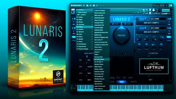 电影氛围铺底音色库-Luftrum Lunaris 2 v2.1.0 Kontakt :-1