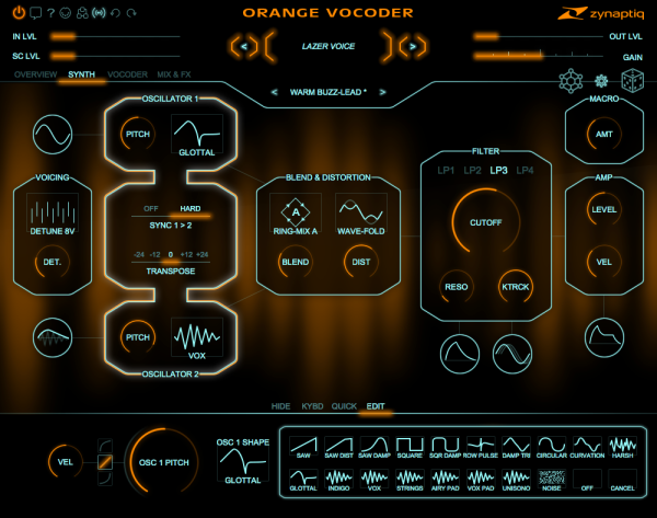 人声合成效果器-Zynaptiq ORANGE VOCODER IV v4.0.3 R2R-win :-1