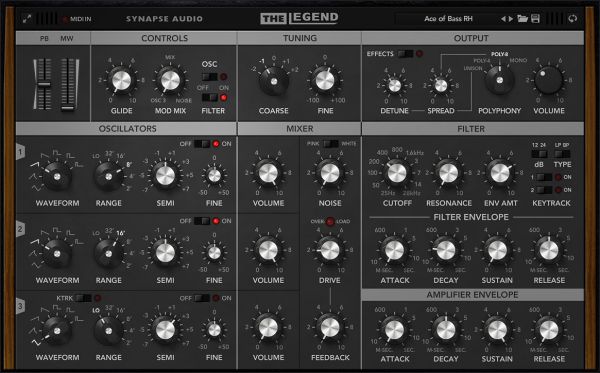 模拟合成器-Synapse Audio The Legend v1.50 WiN-MAC :-1