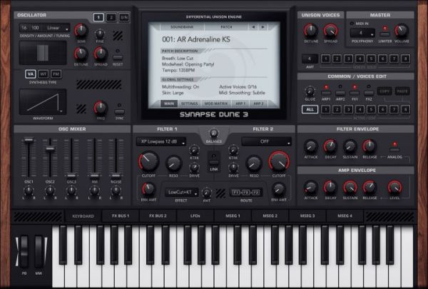 沙丘电子合成器-Synapse Audio DUNE 3 v3.6.0 R2R WiN-MAC :-1