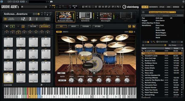 虚拟鼓音源完整版-Steinberg Groove Agent 5.2.0 VR-mac :-1