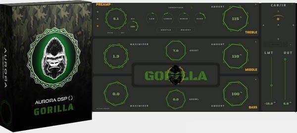 贝斯放大器插件-Aurora DSP Gorilla v1.1.5 R2R-win :-1