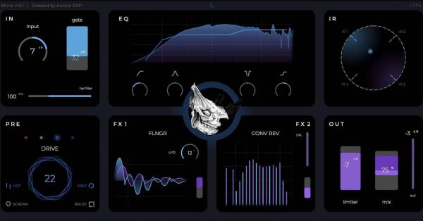 吉他效果器-Aurora DSP Rhino v1.5.3 U2B Mac-MORiA :-1