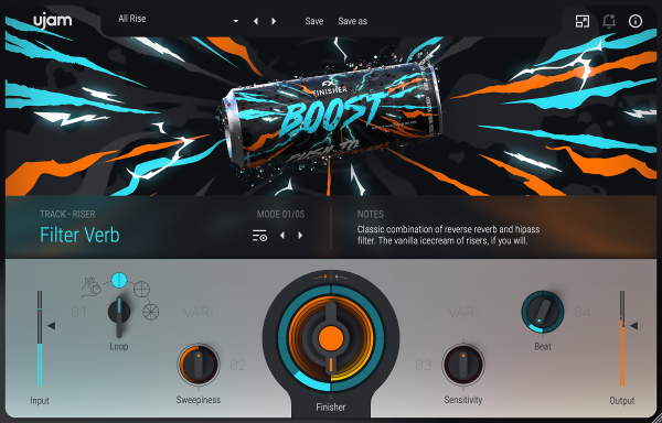 音色过渡和张力效果器-UJAM Finisher BOOST v1.2.2 U2B Mac-MORiA :-1