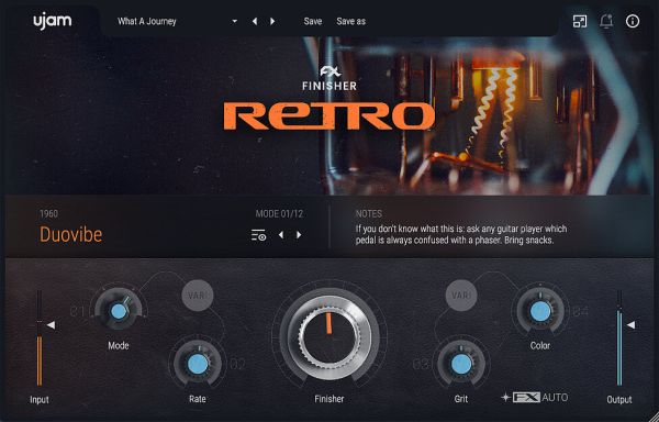 复古多重效果链插件-uJAM Finisher RETRO v1.2.0 U2B Mac-MORiA :-1