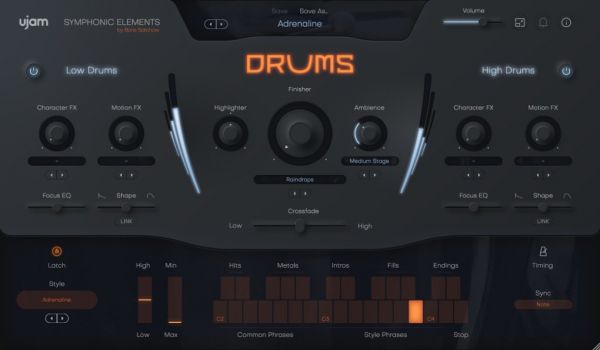 汉斯季默电影鼓音源-uJAM Symphonic Elements DRUMS v1.2.0 U2B Mac-MORiA :-1