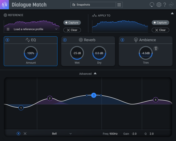 对白录音编辑插件-iZotope Dialogue Match v1.2.0 CE-win :-1