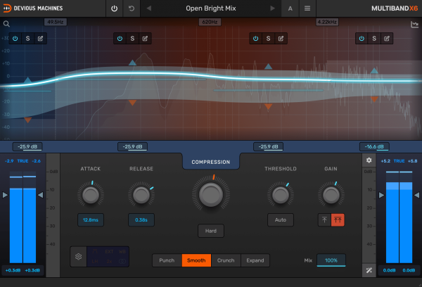 多段动态压缩效果器-Devious Machines Multiband X6 v1.0.35 MacOS-MORiA :-1