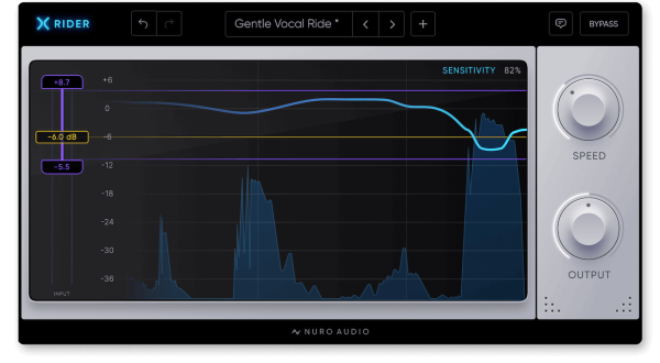 人声音量电平控制插件-Nuro Audio Xrider v1.0.1 MacOS :-1