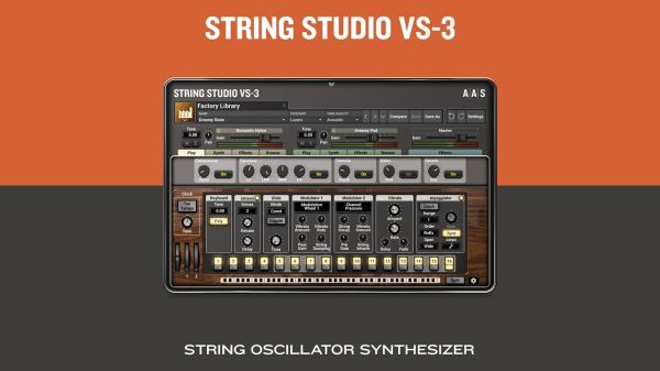 物理建模弦乐音源-Applied Acoustics Systems String Studio VS-3 v3.2.2 macOS :-1