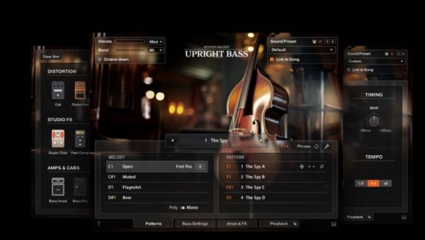 立式原声贝司音色-Native Instruments Session Bassist Upright Bass Kontakt :-1