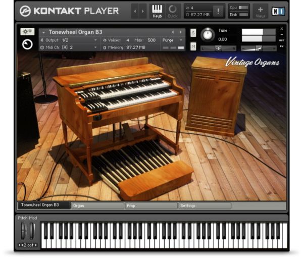 经典管风琴音色-Native Instruments Vintage Organs v1.5.2 Kontakt :-1