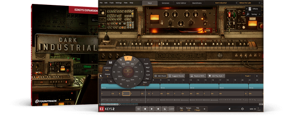拓展键盘合成音源-Toontrack EzKeys 2 Dark Industrial EKX :-1