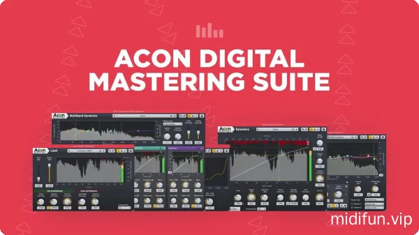 母带混音插件套装-Acon Digital Mastering Suite v1.2.1 WiN-MAC-1