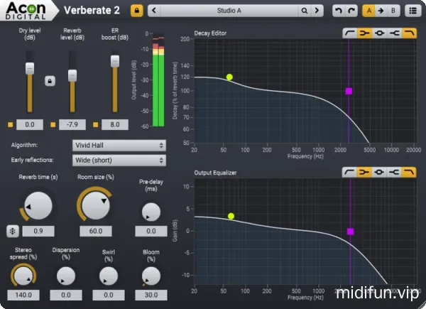 立体声混响效果插件 Acon Digital Verberate 2 v2.2.1 WiN-MAC-1