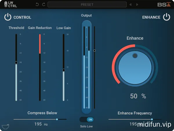 低频控制增强插件 Black Salt Audio Low Control v1.2.1 WIN-MAC-1