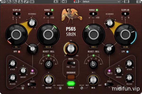 可变滤波效果器-Pulsar Modular P565 Siren Filter Set v1.2.5 WiN-MAC-1