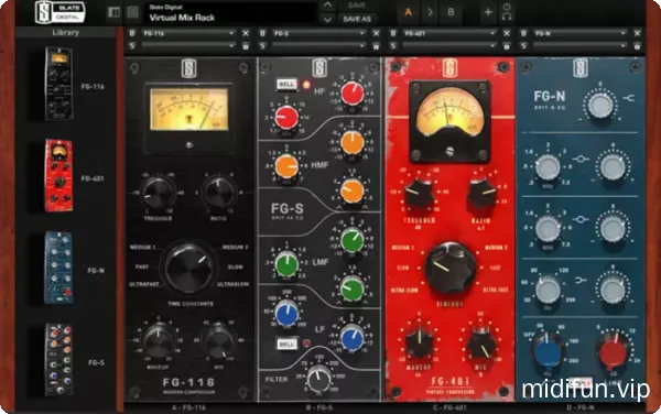 板岩混音通道条插件-Slate Digital VMR Virtual Mix Rack v2.6.4.0 WiN-1