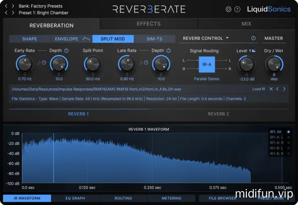 卷积混响插件-LiquidSonics Reverberate v3.1.2 R2R-win-1