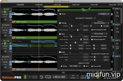 时间和音高编辑工具-Synchro Arts ReVoice Pro v1.0.0 MacOS-1
