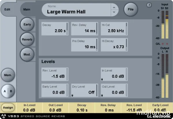 真实混响效果插件-TC Electronic VSS3 Native v1.2.0 R2R-win-1