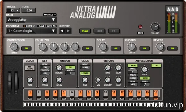 模拟合成器 Applied Acoustics Systems Ultra Analog VA-2 v2.2.3 WiN-MAC-1