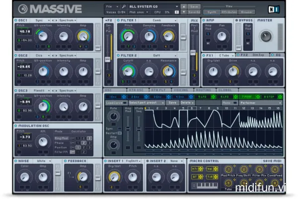 经典电子合成器音源插件 Native Instruments Massive v1.5.9 WiN-MAC-1