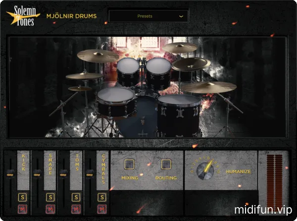金属摇滚鼓音源插件-Solemn Tones - Mjölnir Drums 1.5.3 WiN-MAC-1