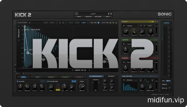 底鼓合成器-Sonic Academy Kick 2 v1.1.1 WiN-MAC-1