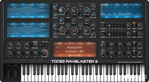 电子合成器合集-Tone2 RayBlaster v2.9.2 R2R-win-1