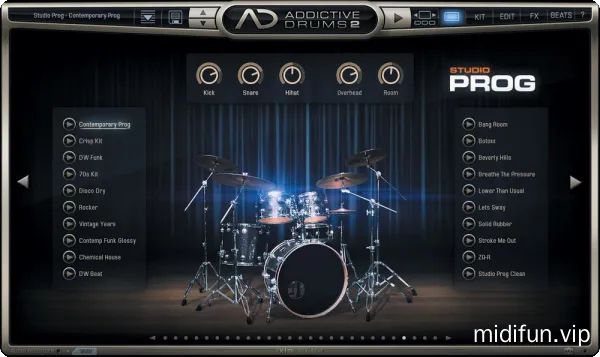 经典虚拟架子鼓音源-XLN Audio Addictive Drums 2 Complete v2.3.5 R2R-win-1