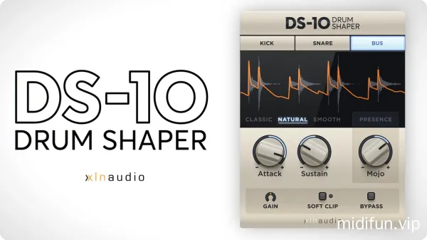 鼓瞬态整形效果器-XLN Audio DS-10 Drum Shaper v1.2.5 R2R-win-1