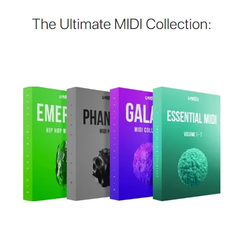 Hip Hop,EDM采样MIDI包 Cymatics The Ultimate MIDI Collection-1