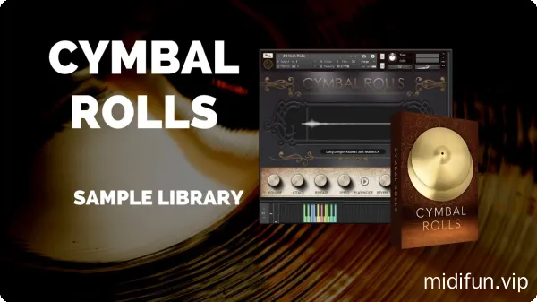 滚镲过渡音色包-VSTBuzz Cymbal Rolls Kontakt-1